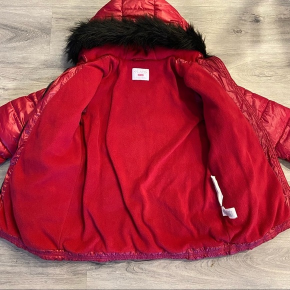 Children' Place Girl Puffy Winter Jacket - Size L (10-12) - Picture 8 of 10